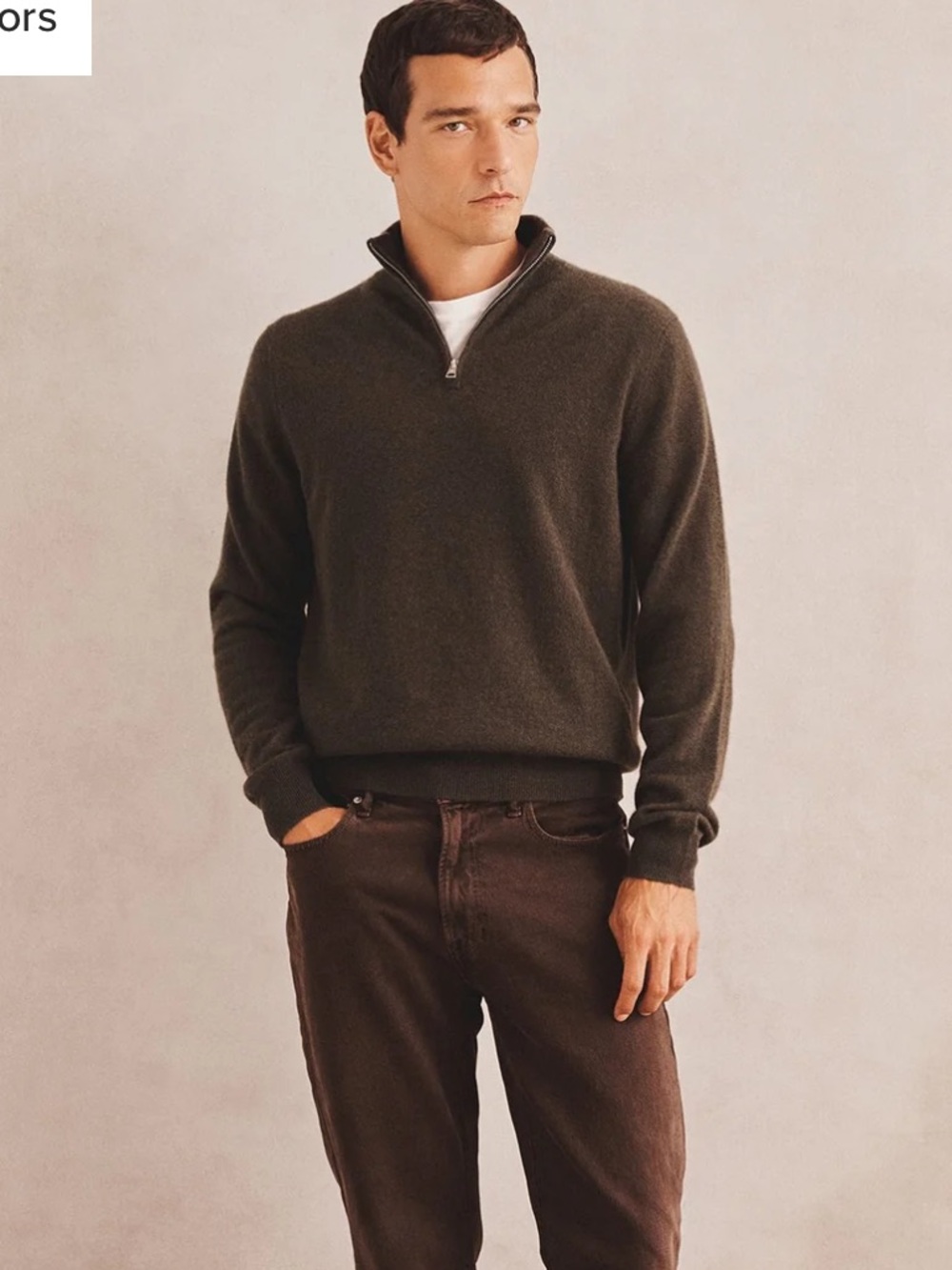 NAADAM - Signature Cashmere Quarter Zip